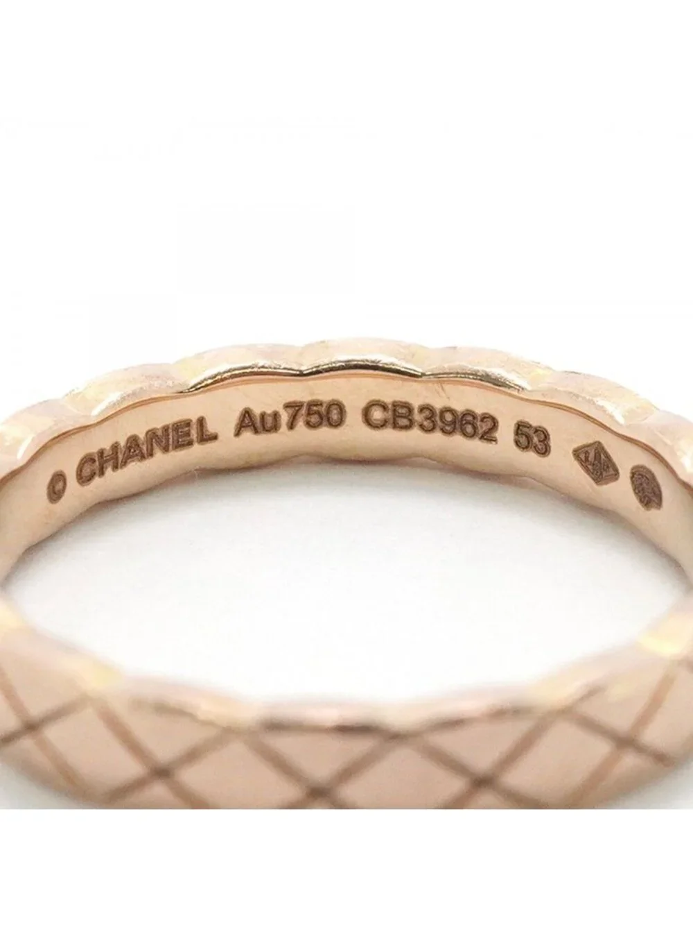 Chanel Ring Coco Crush Beige Gold 18k Pink